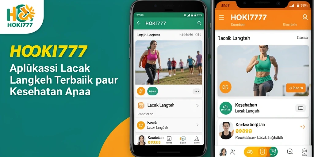 Antarmuka HOKI777 menampilkan data langkah dengan jelas dan menarik.