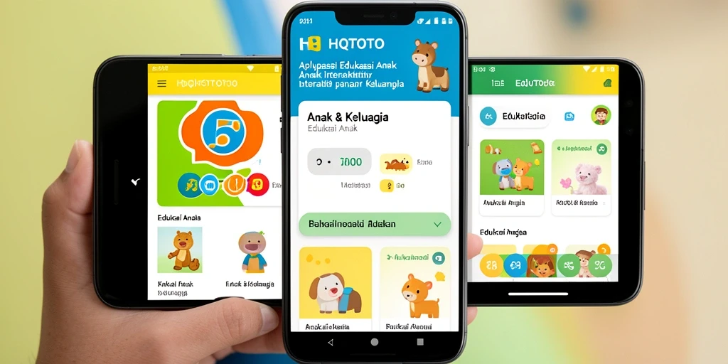 Antarmuka menarik HQTOTO untuk edukasi anak.
