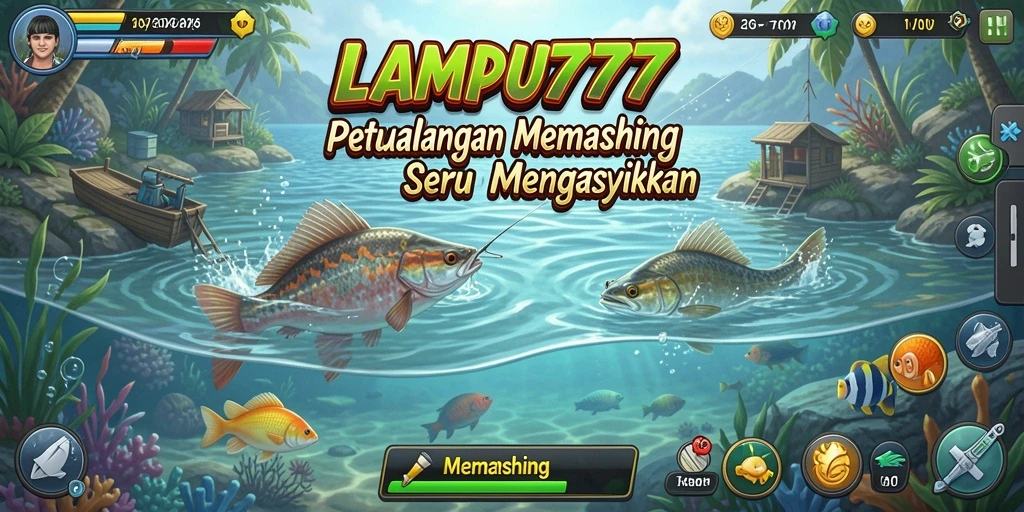 Antarmuka LAMPU777 yang menunjukkan aksi memancing yang mendebarkan.