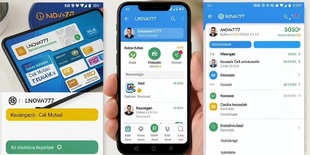 Screenshot LNOVA777 menampilkan antarmuka cek mutasi yang user-friendly.