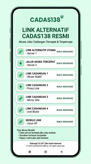 Link Alternatif Cadas138 Untuk Pengguna Android Indonesia