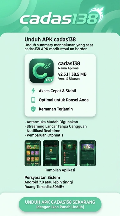 Unduh APK cadas138 untuk Android dengan mudah