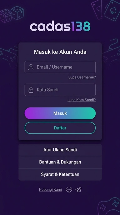 Cara Masuk Akun cadas138 untuk Pengguna Android
